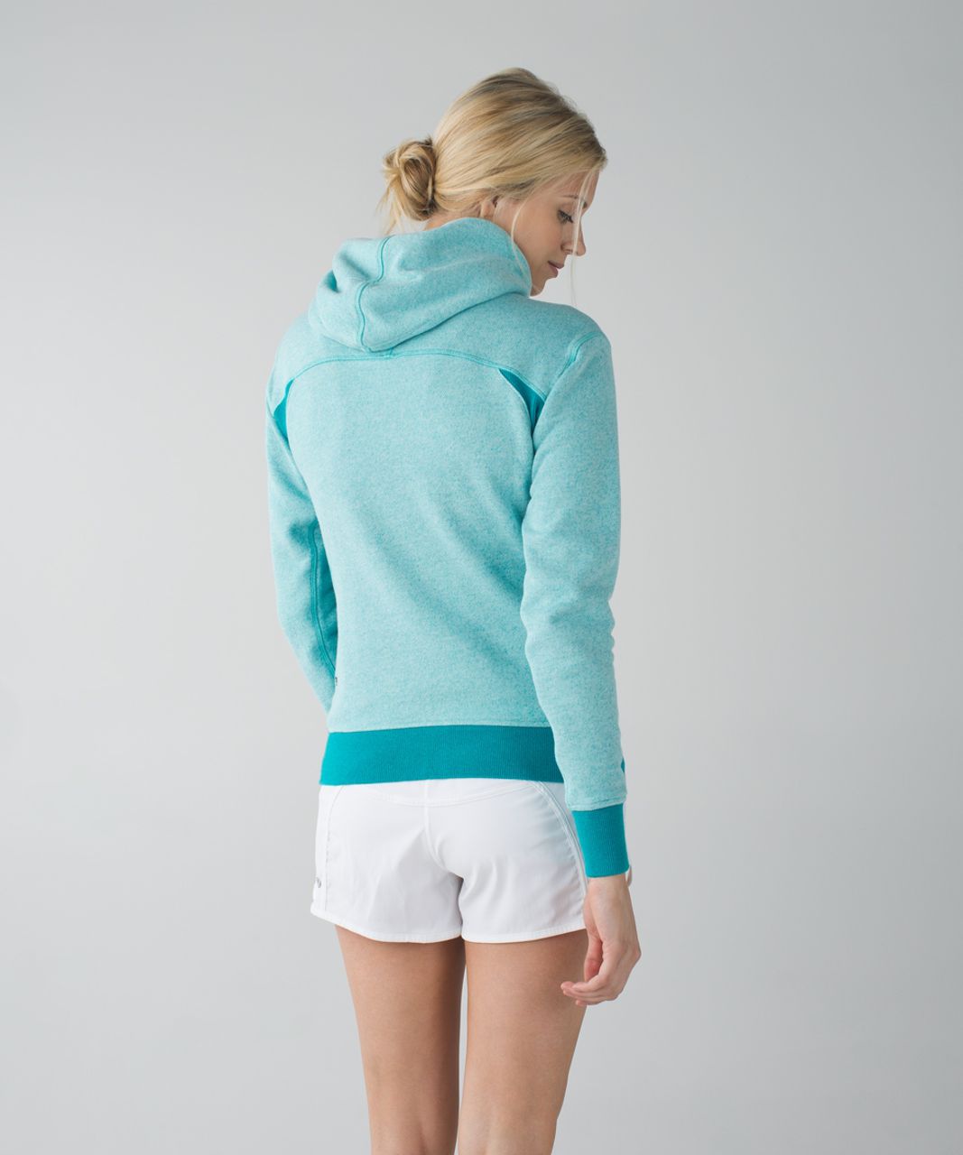 Lululemon On The Daily Hoodie - Heathered Peacock Blue