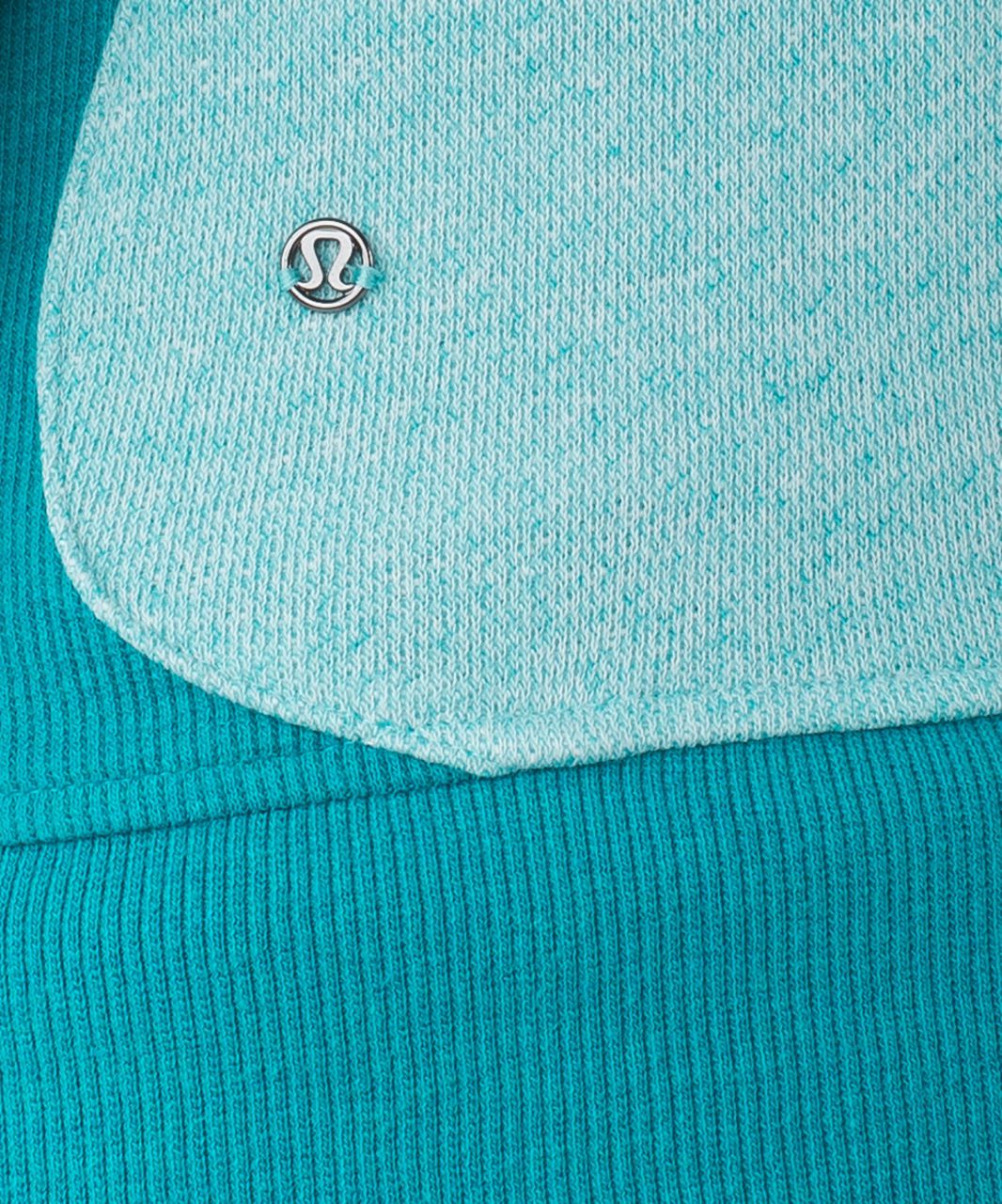 Lululemon On The Daily Hoodie - Heathered Peacock Blue