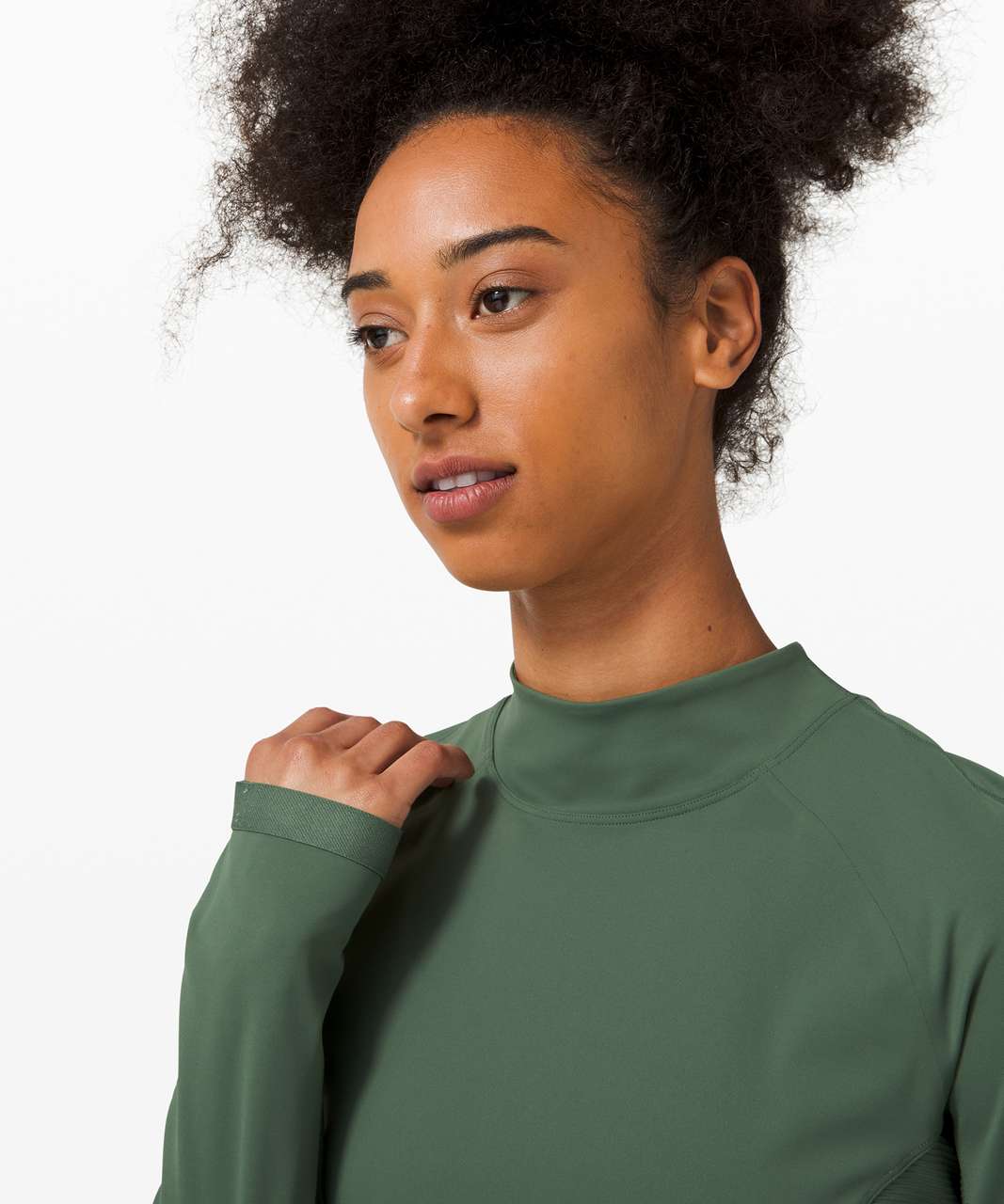 Lululemon Quickflash Pullover - Algae Green