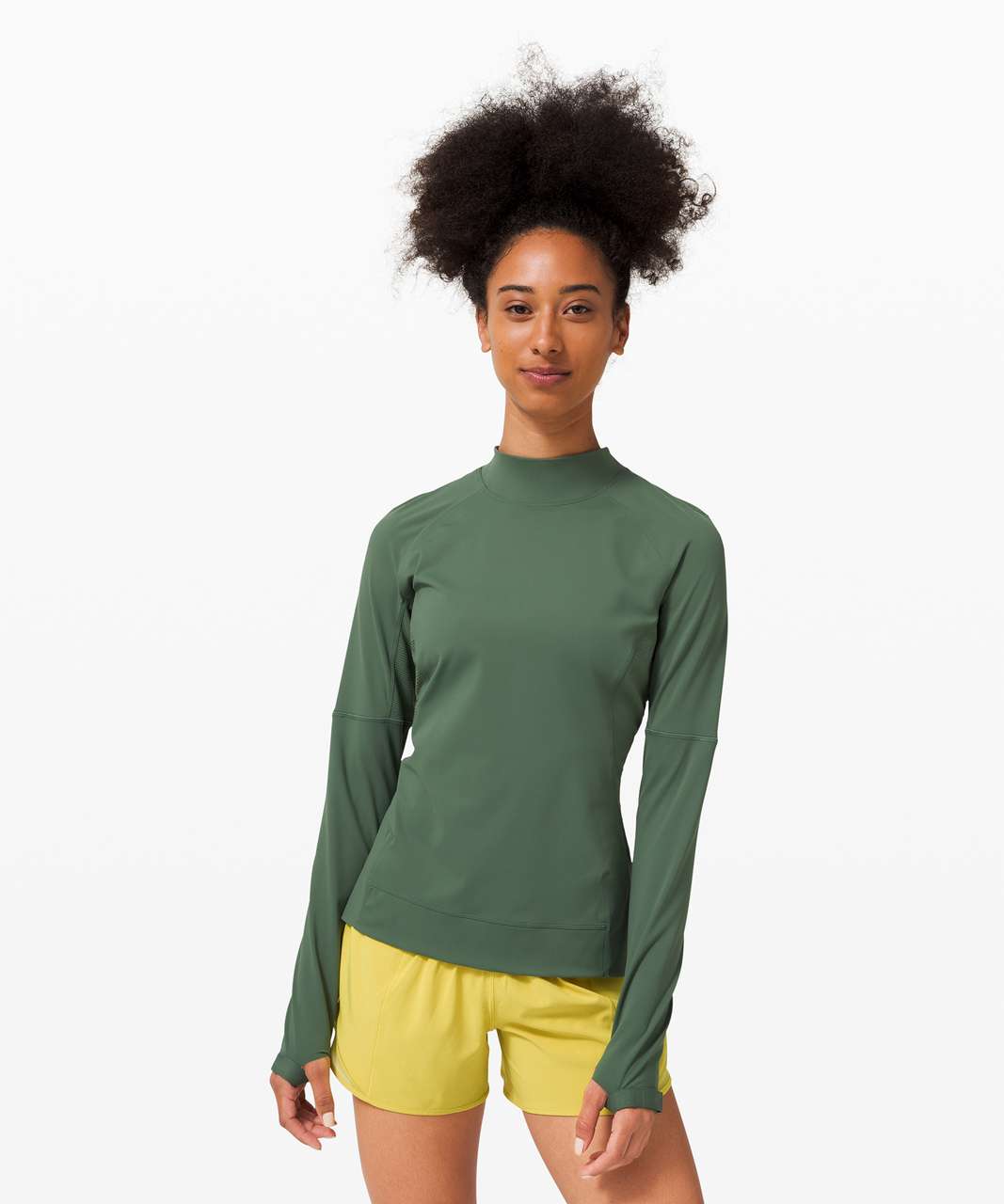 Lululemon Quickflash Pullover - Algae Green