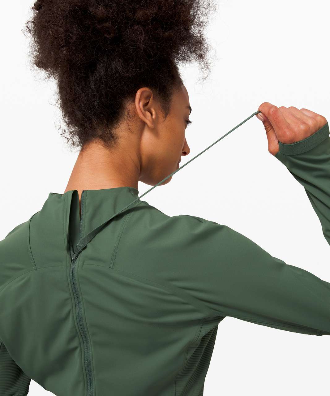 Lululemon Quickflash Pullover - Algae Green