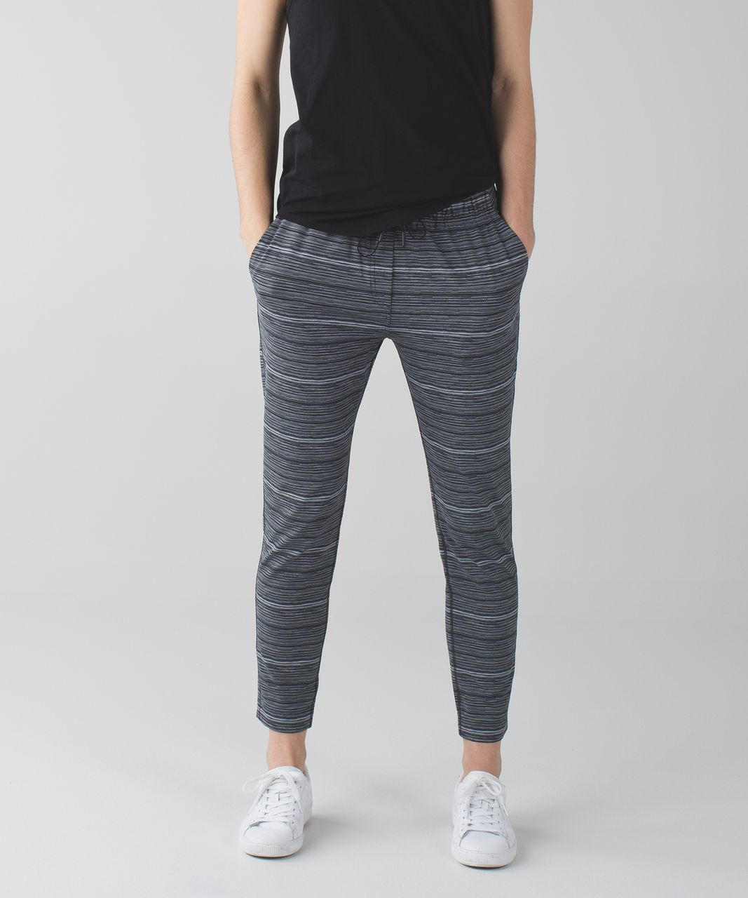 Lululemon Jet Crop (Slim) - Space Dye Camo Seal Grey Deep Coal