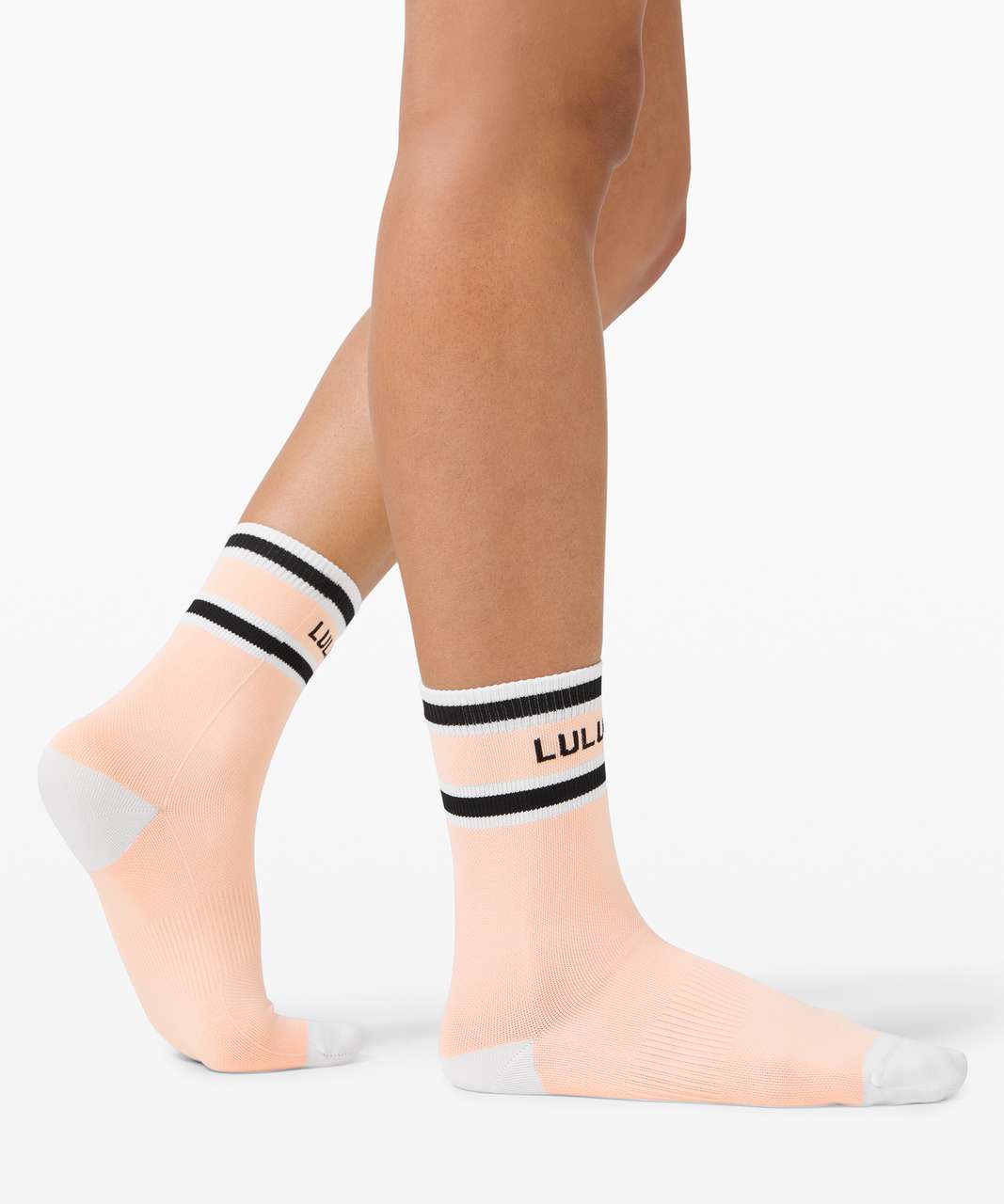 Lululemon Tale To Tell Quarter Sock *2 Pack - White / Ballet Slipper / Black