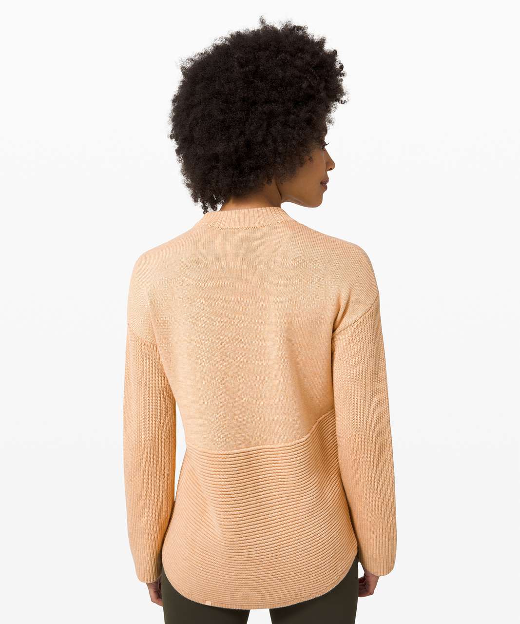 Lululemon Total Ellipse Sweater - Heathered Ivory Peach