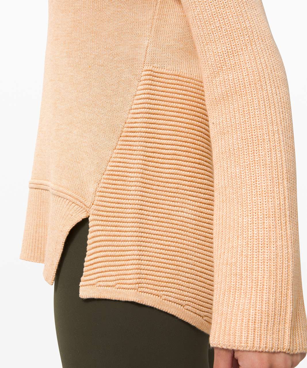 Lululemon Total Ellipse Sweater - Heathered Ivory Peach