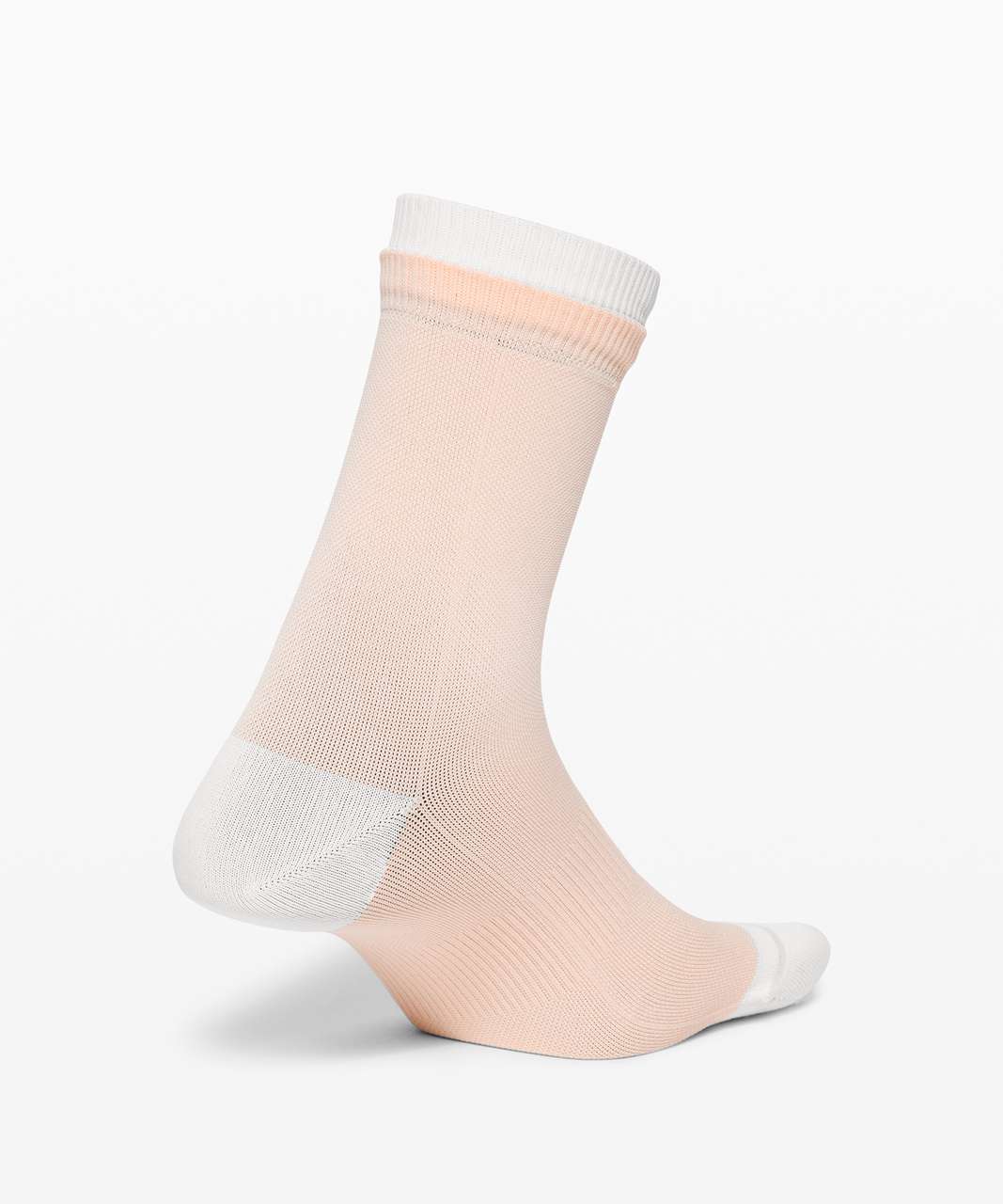 Lululemon Step To It Quarter Sock - Ballet Slipper / White