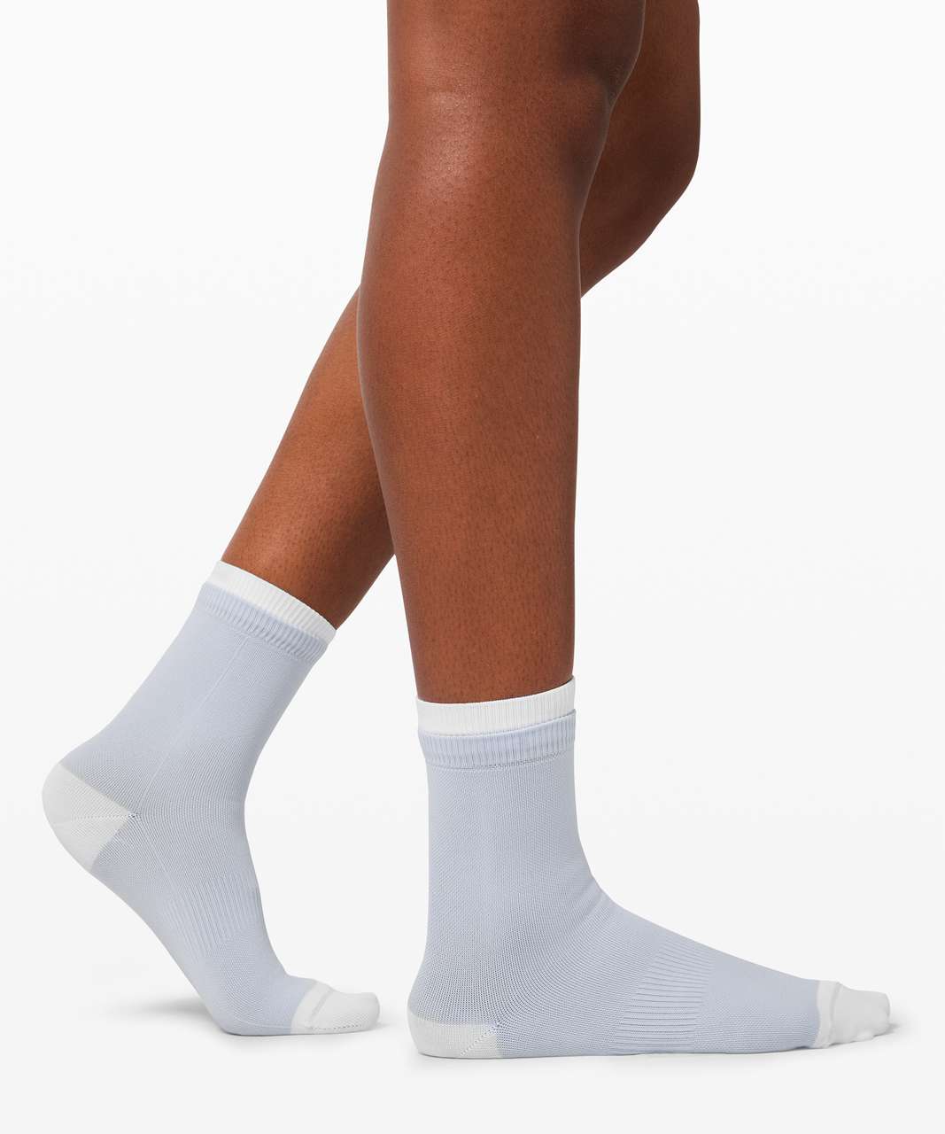 Lululemon Step To It Quarter Sock - Daydream / White