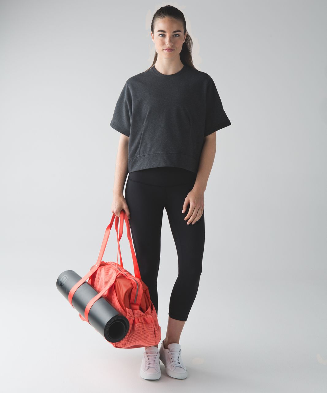 Lululemon Extra Mile Duffel - Cape Red / Sunny Coral