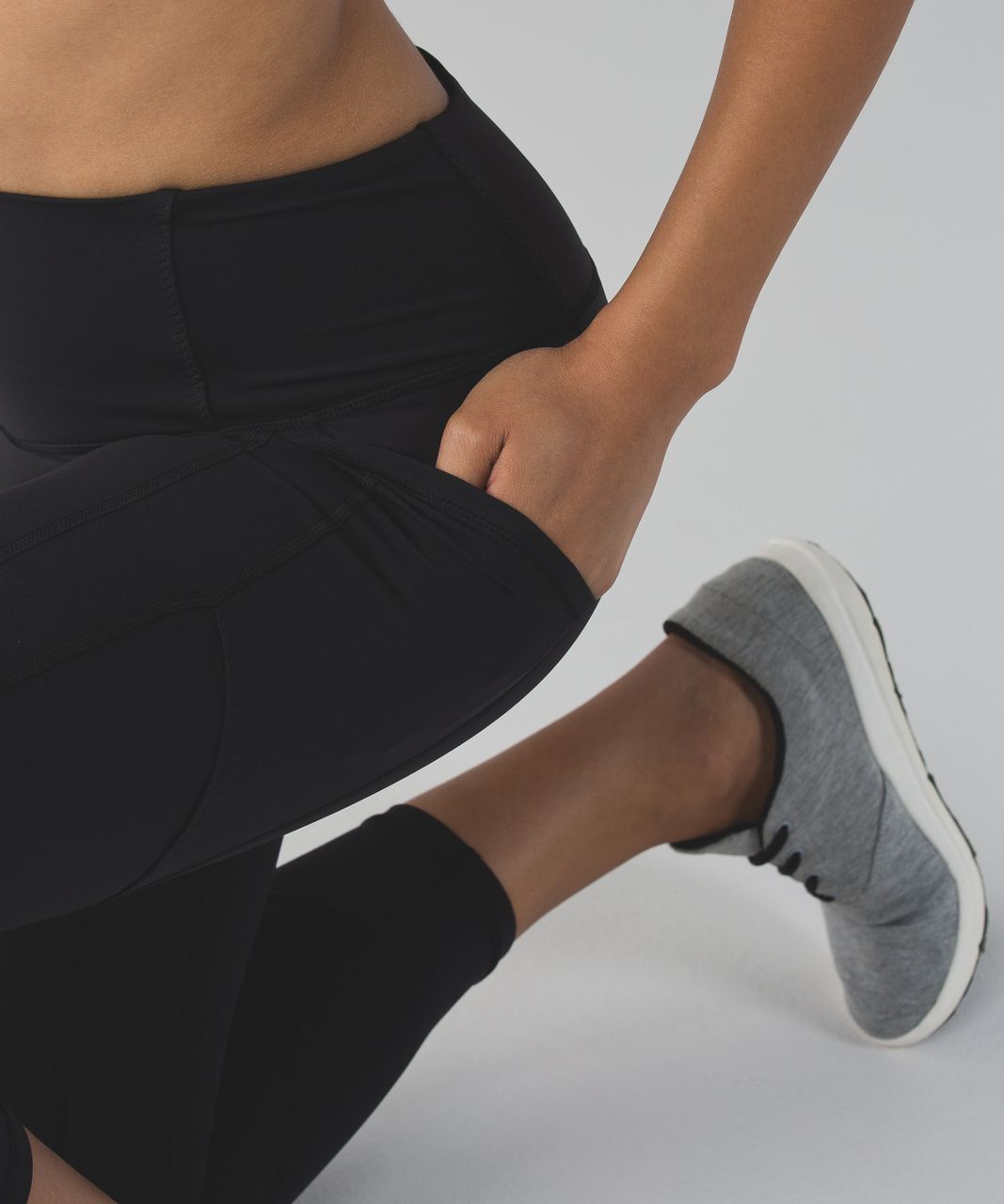 Lululemon All The Right Places Crop - Black - lulu fanatics