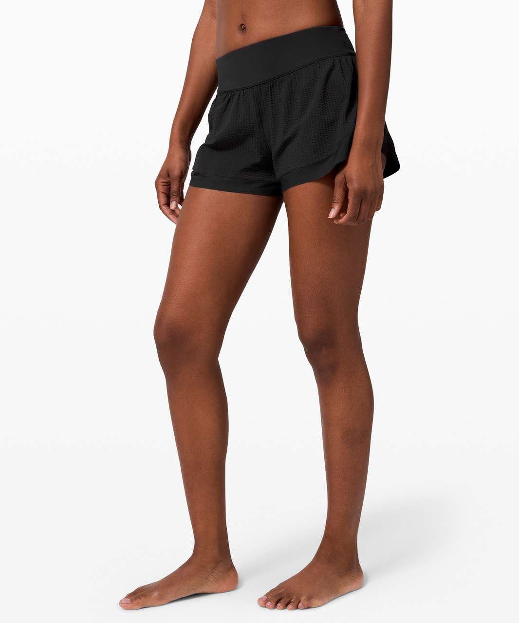 Lululemon Calm Tides Run Short - Black (First Release) - lulu fanatics