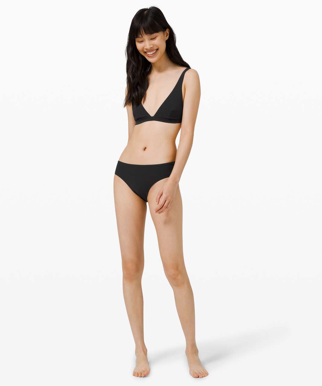 Lululemon Calm Tides Mid Rise Medium Bottom - Black