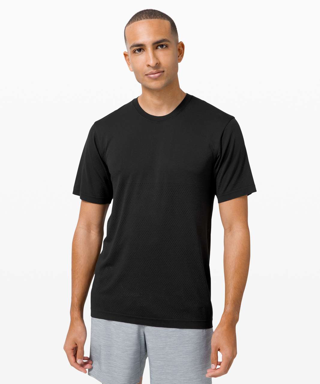 Lululemon Metal Vent Breathe Short Sleeve - Black / Black