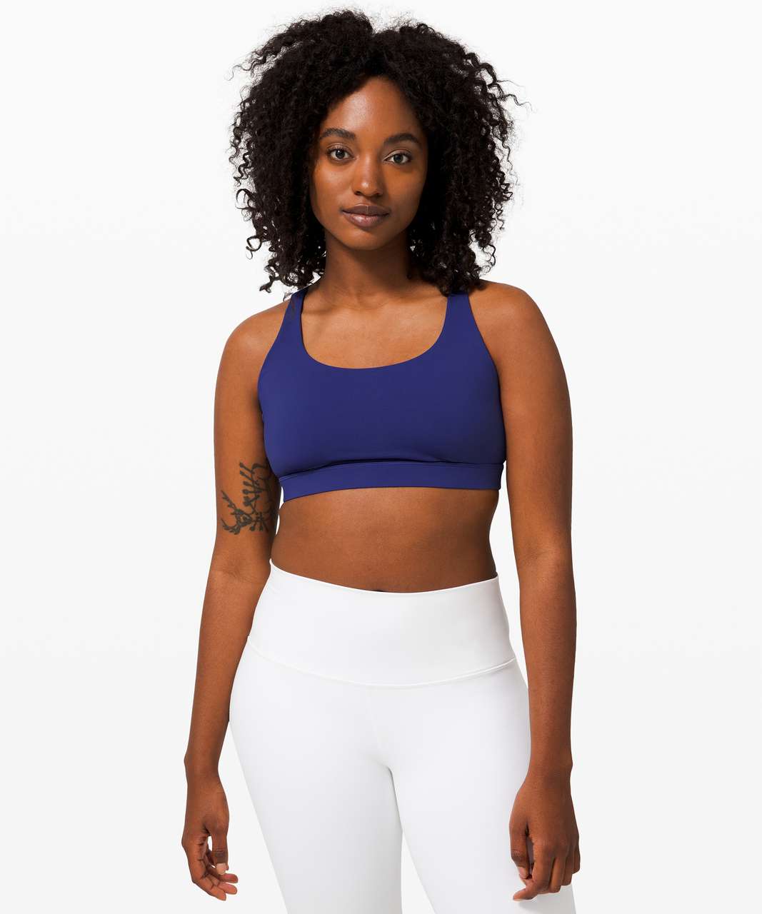 Larkspur is such a gorgeous blue! 💙Wearing WT LL bra in white (4) and WT  25” in Larkspur. : r/lululemon