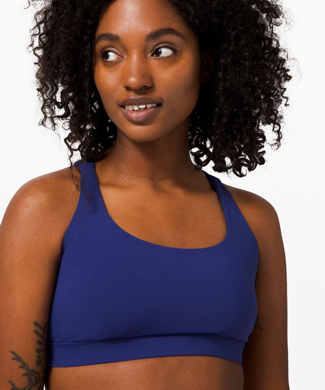 Super excited to find the Matching Larkspur WTs to my Larkspur Pushing  Limits bra from last year!! This bra was the very first item I purchased  from Lululemon and is still my