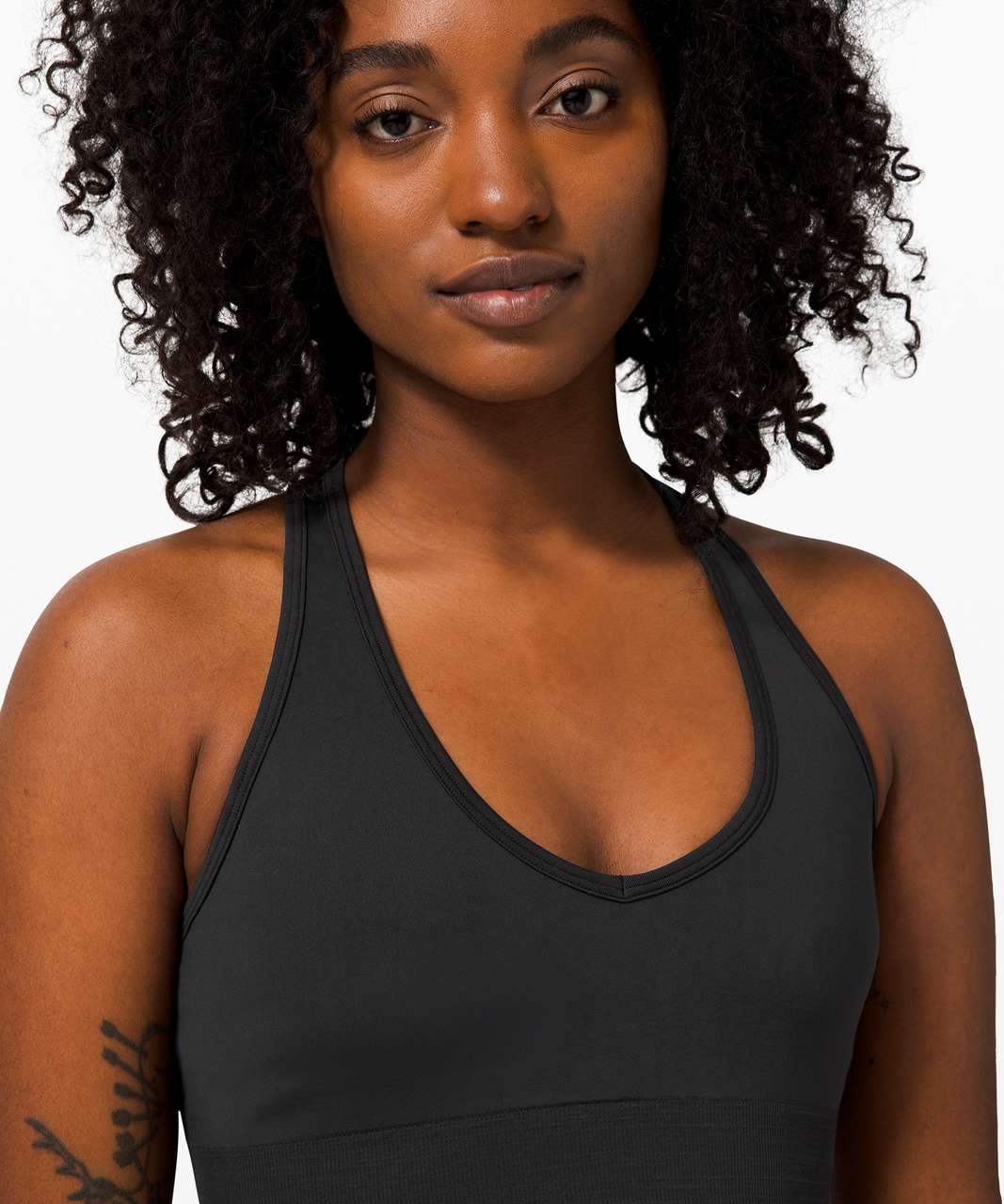 Lululemon Ebb to Street Racerback Bra *Medium Support, C/D Cup - Black - lulu  fanatics