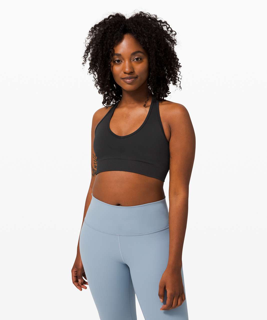 Lululemon Free To Be Bra *High Neck - Black - lulu fanatics