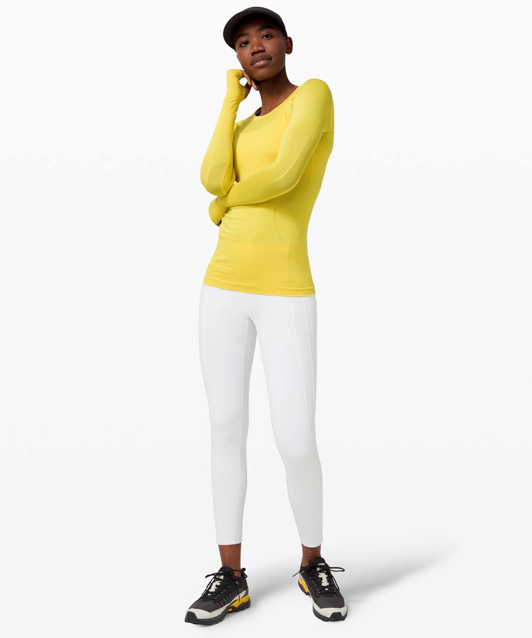 Lululemon Swiftly Tech Long Sleeve Crew - Soleil / Soleil