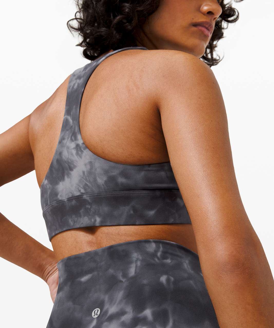 Lululemon Align HR Crop 21” *Cross Waist - Diamond Dye Stargaze Pitch Grey  - 2