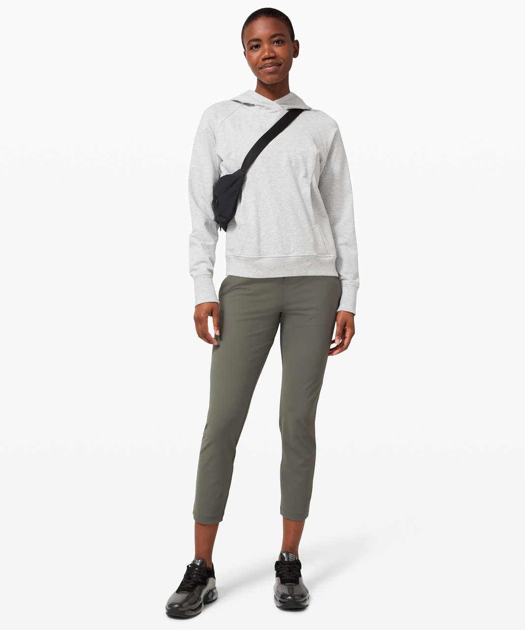 Lululemon On the Fly 7/8 Pant - Grey Sage