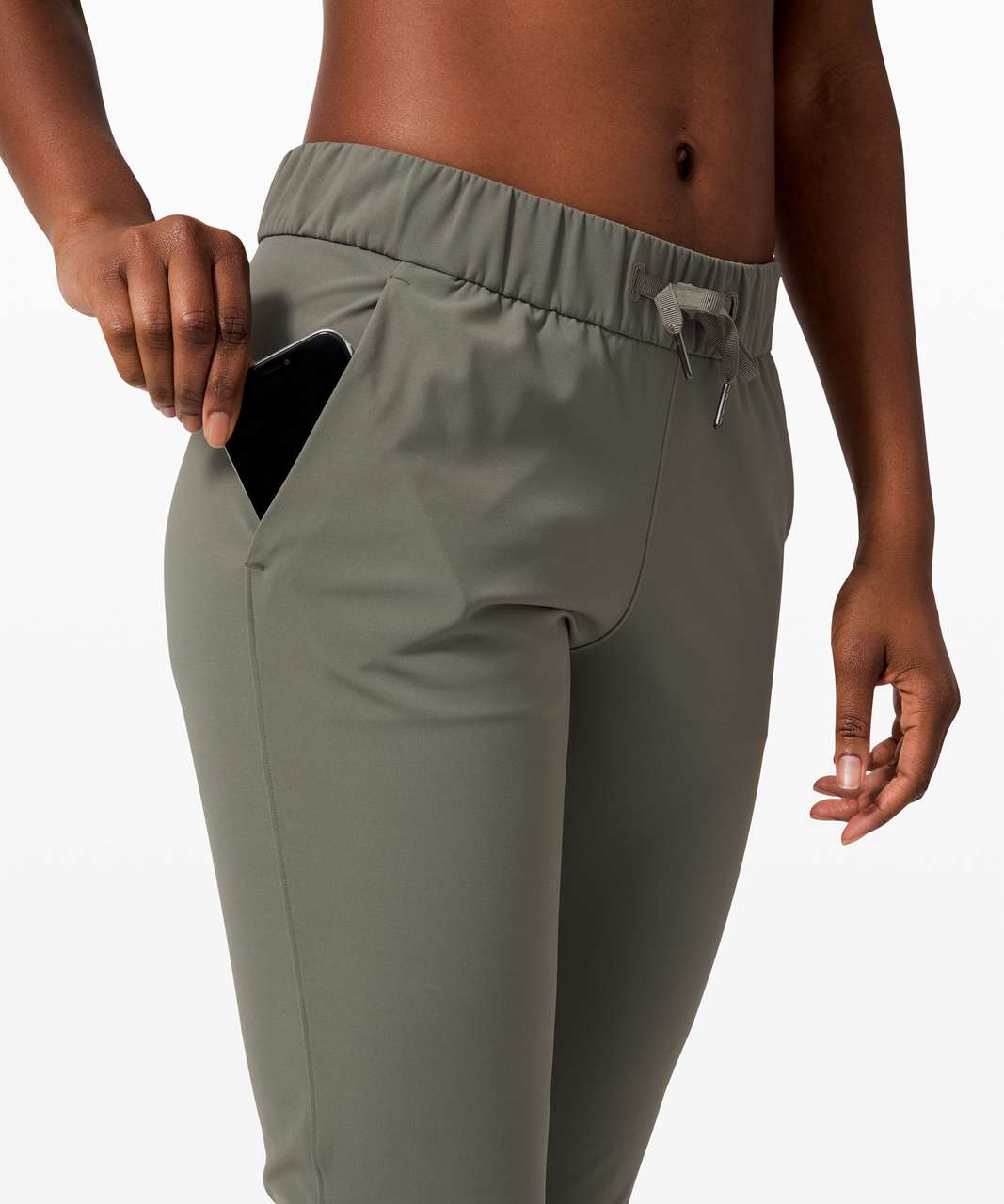 Lululemon On the Fly 7/8 Pant - Incognito Camo Multi Grey - lulu fanatics