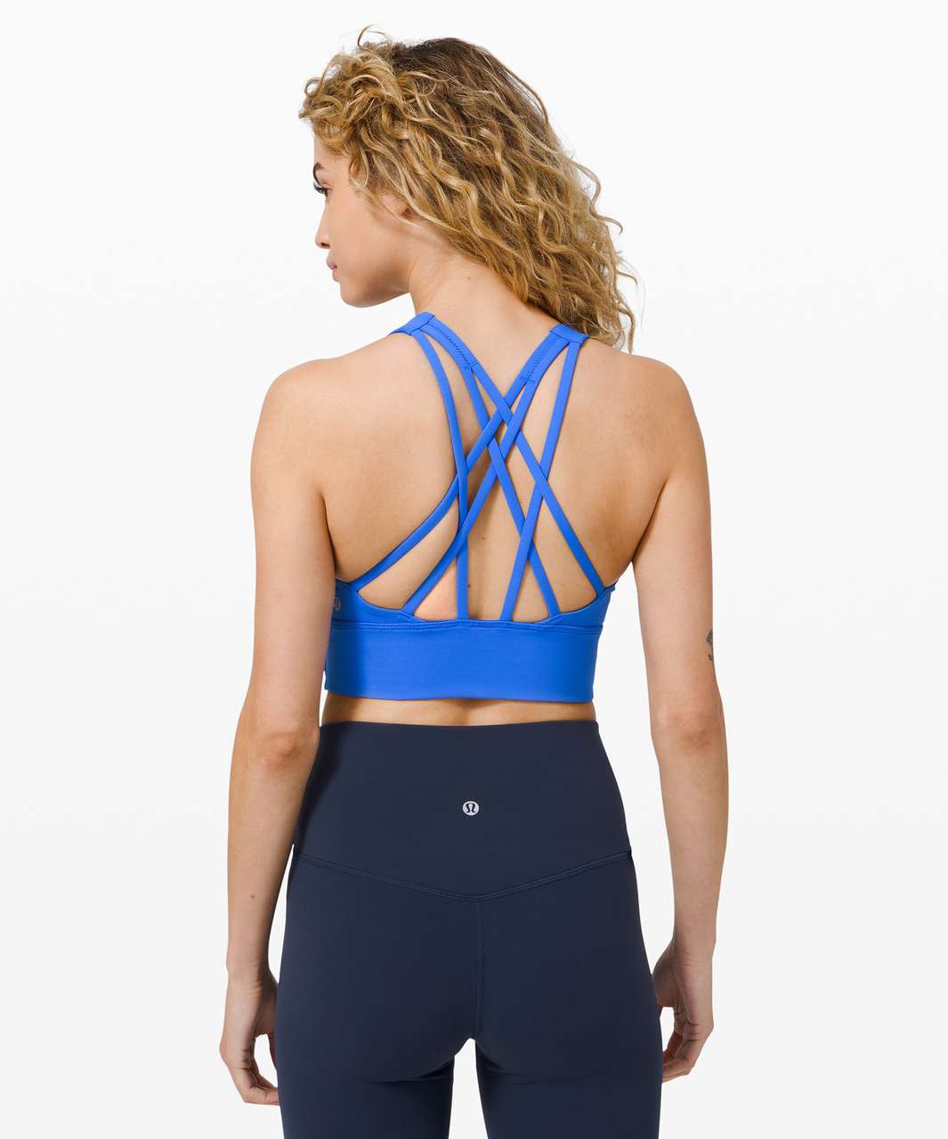 Lululemon Free To Be Serene Bra Long Line *Light Support, C/D Cup (Online  Only) - Wild Bluebell - lulu fanatics