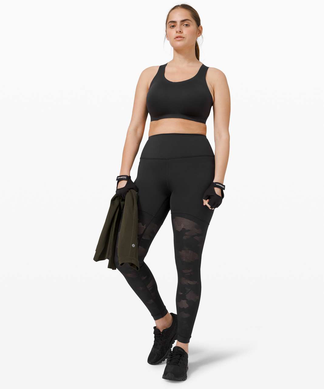 Lululemon Camo Leggings Black Size 4 - $70 (28% Off Retail) - From Shayne