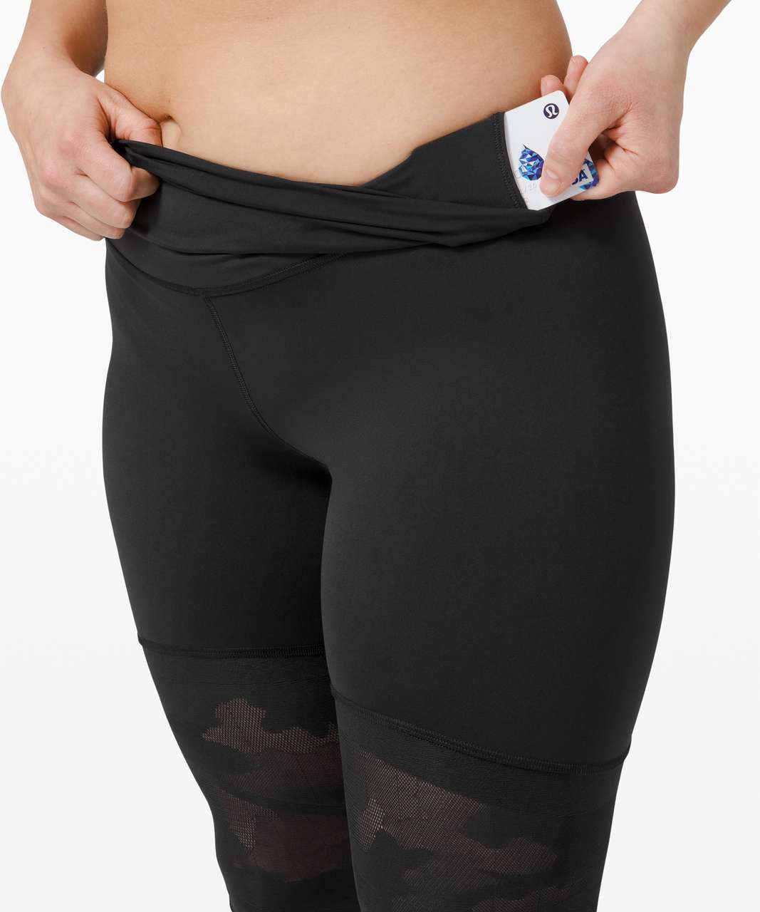 Lululemon Sheer Will High-Rise Tight 28 *Camo - Black - lulu fanatics