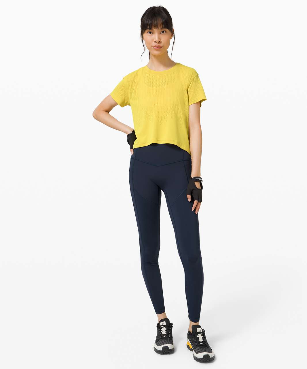 Lululemon Train to Be Short Sleeve - Soleil / Soleil