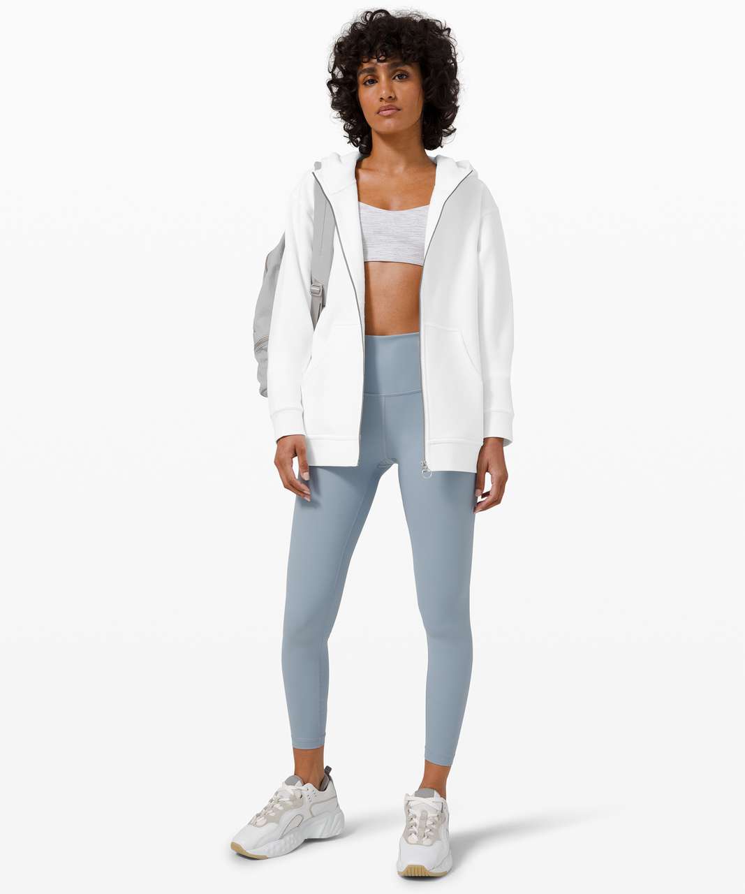 Lululemon All Yours Zip Hoodie - White