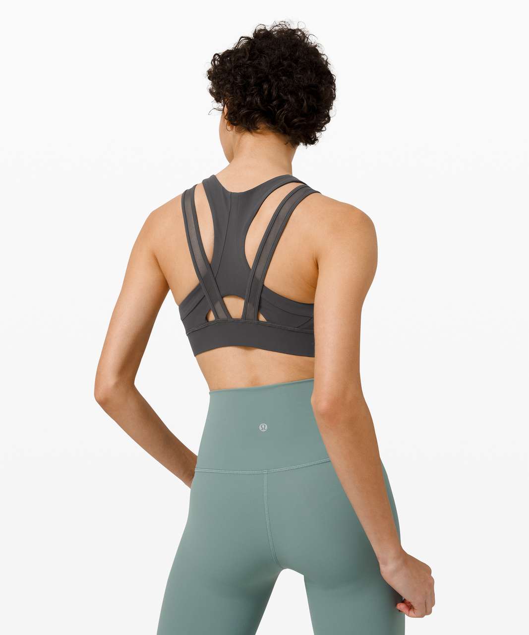 Lululemon Geared to Train Bra *Medium Support, B/C Cup - Graphite Grey