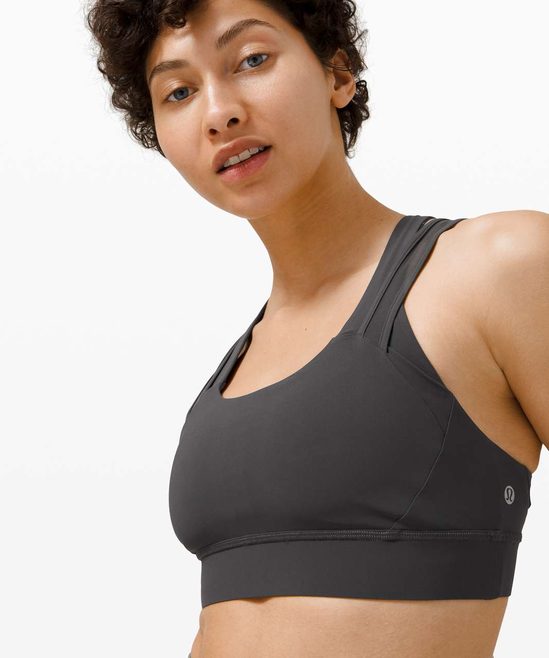 Lululemon Geared to Train Bra *Medium Support, B/C Cup - Graphite Grey -  lulu fanatics