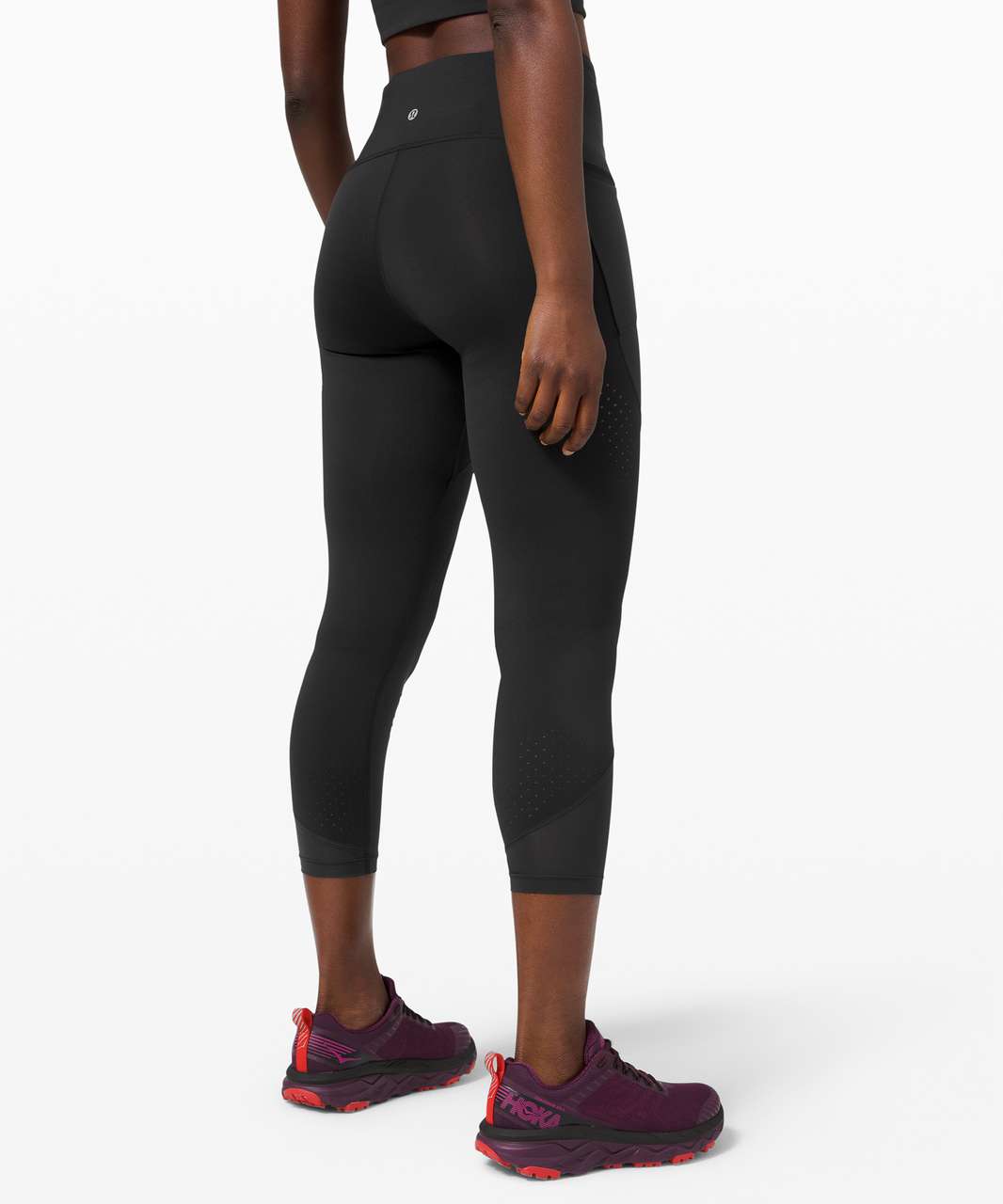 Lululemon Uncovered Strength High-Rise Crop 23 - Black - lulu fanatics