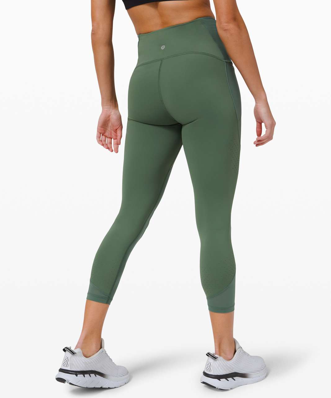 Lululemon Uncovered Strength High-Rise Crop 23" - Algae Green