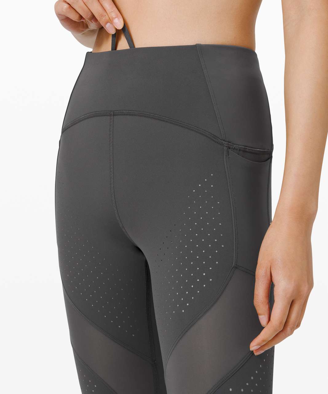 Lululemon Athletica Grey Mesh Leggings Women's  International Society of  Precision Agriculture