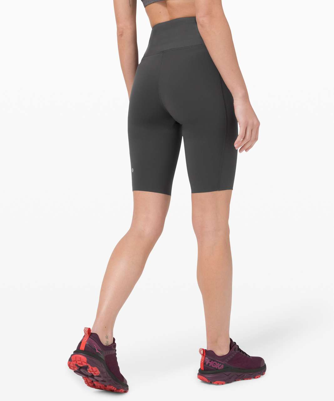 NWT Lululemon Train Free High Rise Short 10 Size 6 Graphite Grey