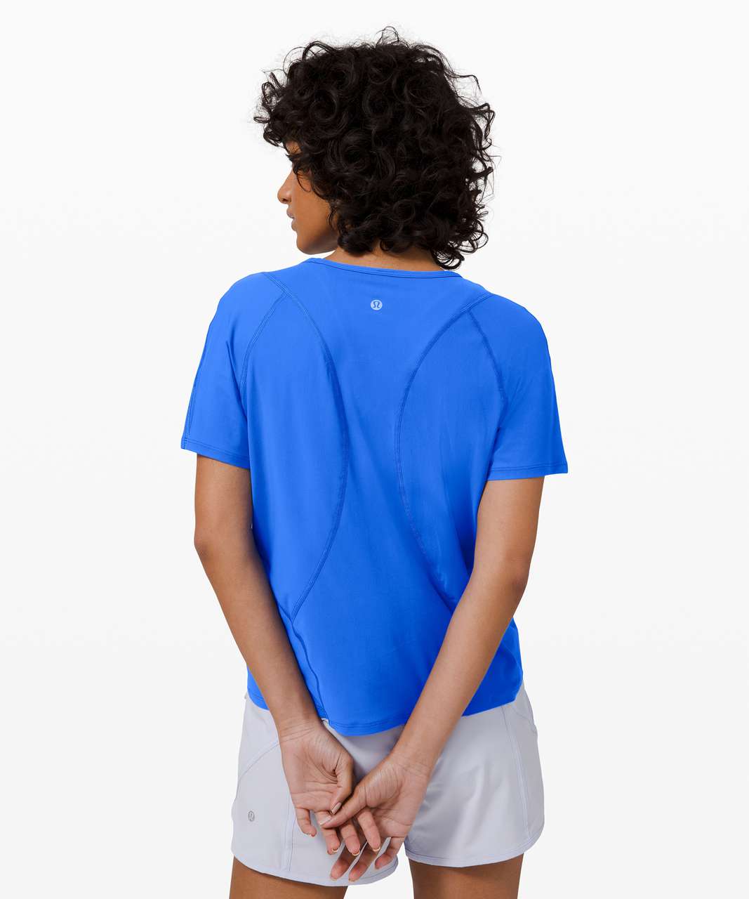 Lululemon Outrun the Heat Short Sleeve - Wild Bluebell