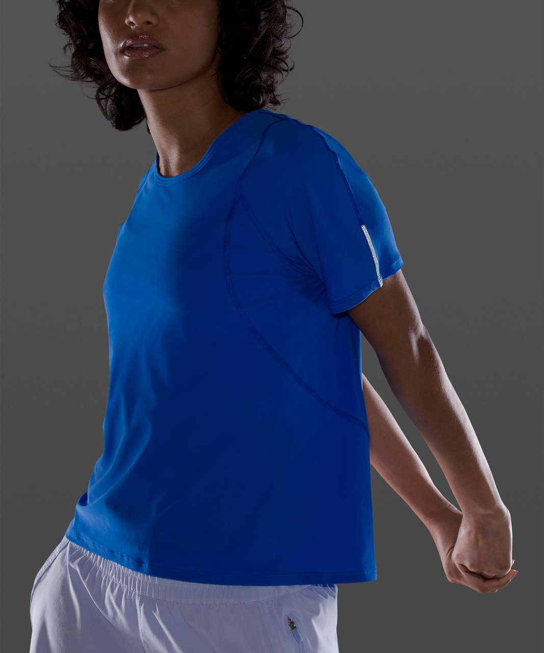 Lululemon Outrun the Heat Short Sleeve - Wild Bluebell