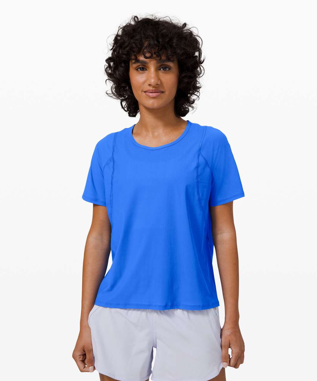 Lululemon Outrun the Heat Short Sleeve - Wild Bluebell