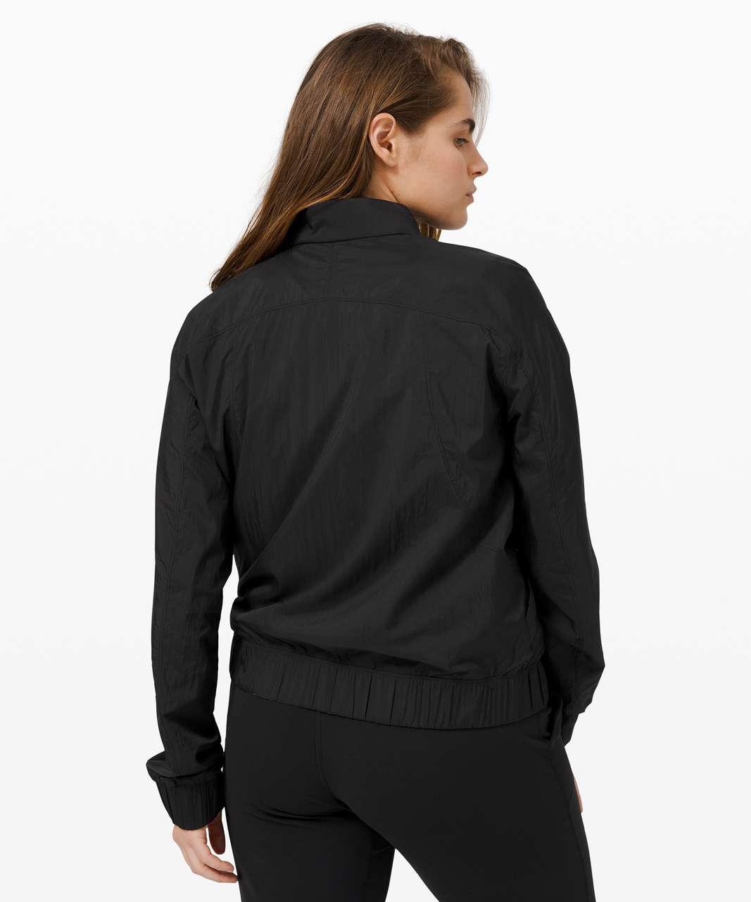 Lululemon Bombs Away Jacket - Black / Summer Shade Medium Olive Dark Olive