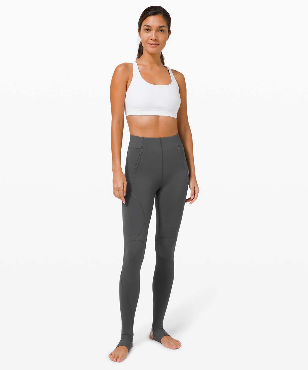 Lululemon Invigorate High-Rise Tight 25 - Algae Green - lulu fanatics