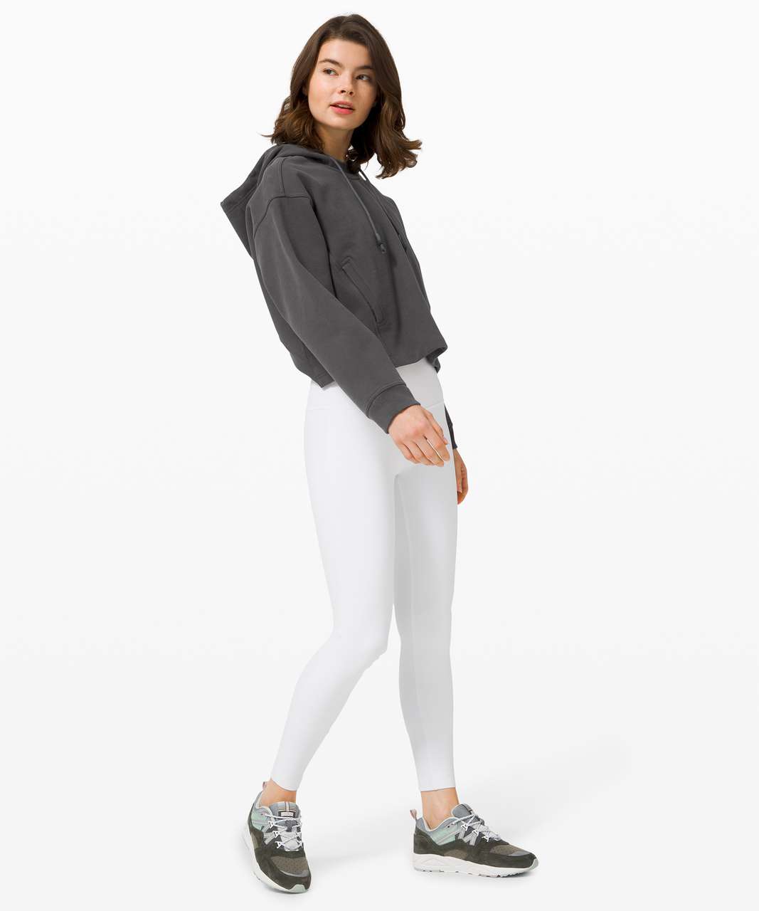 Lululemon All your hoodie color block graphite size 4 women - $40