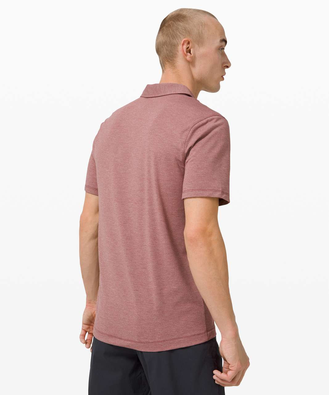 Lululemon Evolution Polo - Heathered Smoky Red