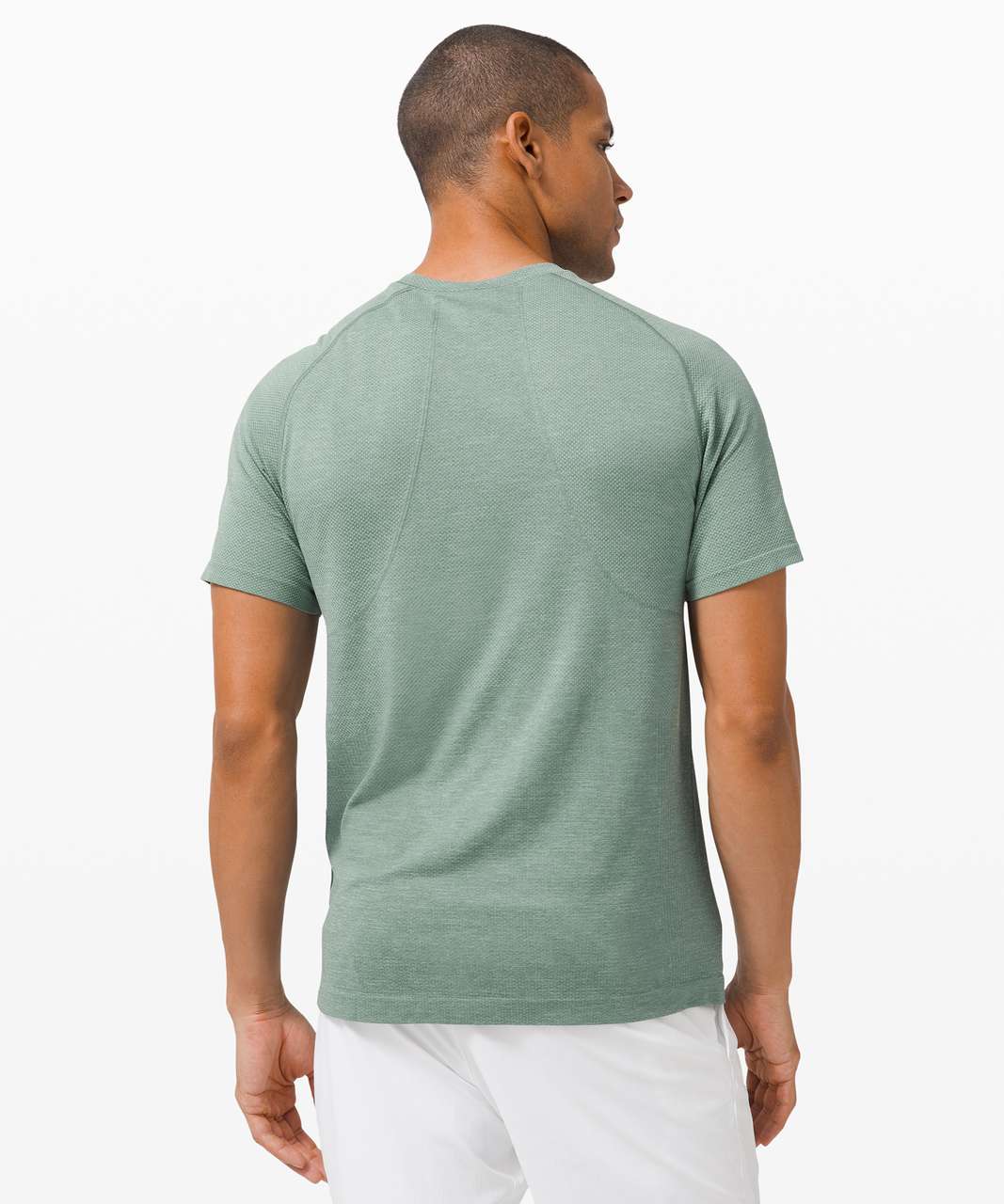 Buy Lululemon Relaxed Mesh Pocketed Short Sleeve Shirt Black Friday Deals -  Tidal Dye Wild Mint Tidewater Teal Mens T-Shirts