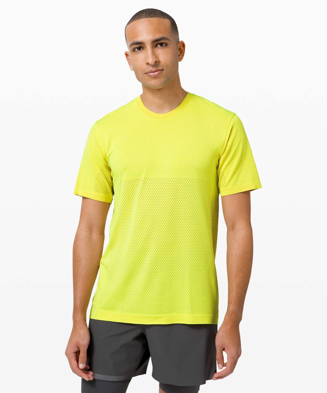 Lululemon Metal Vent Breathe Short Sleeve - Bolt / Soleil