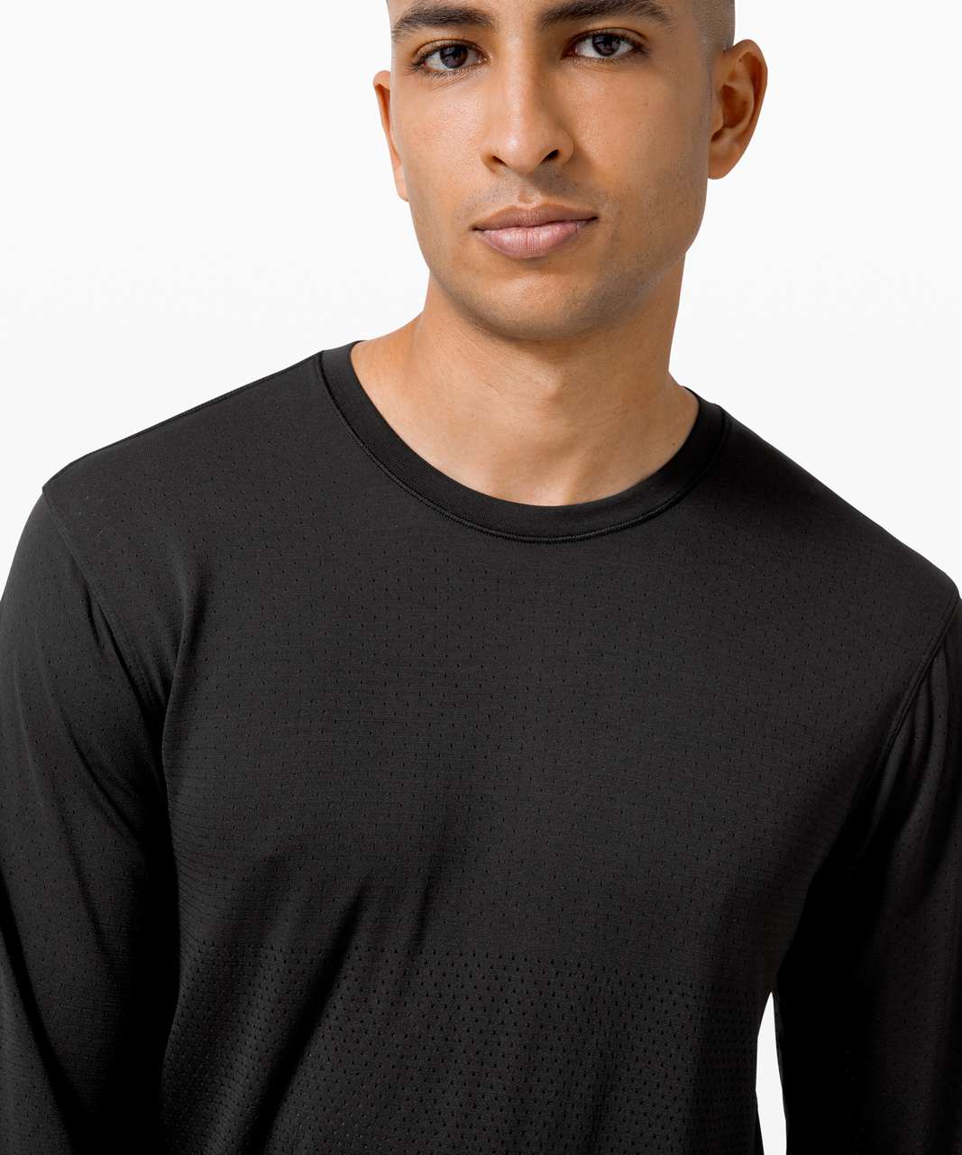 Lululemon Metal Vent Breathe Long Sleeve - Black / Black