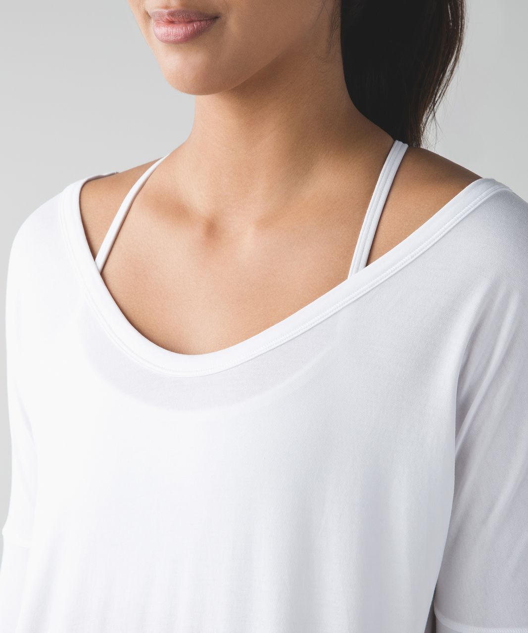 Lululemon Round Two Tee Burnout - White - lulu fanatics