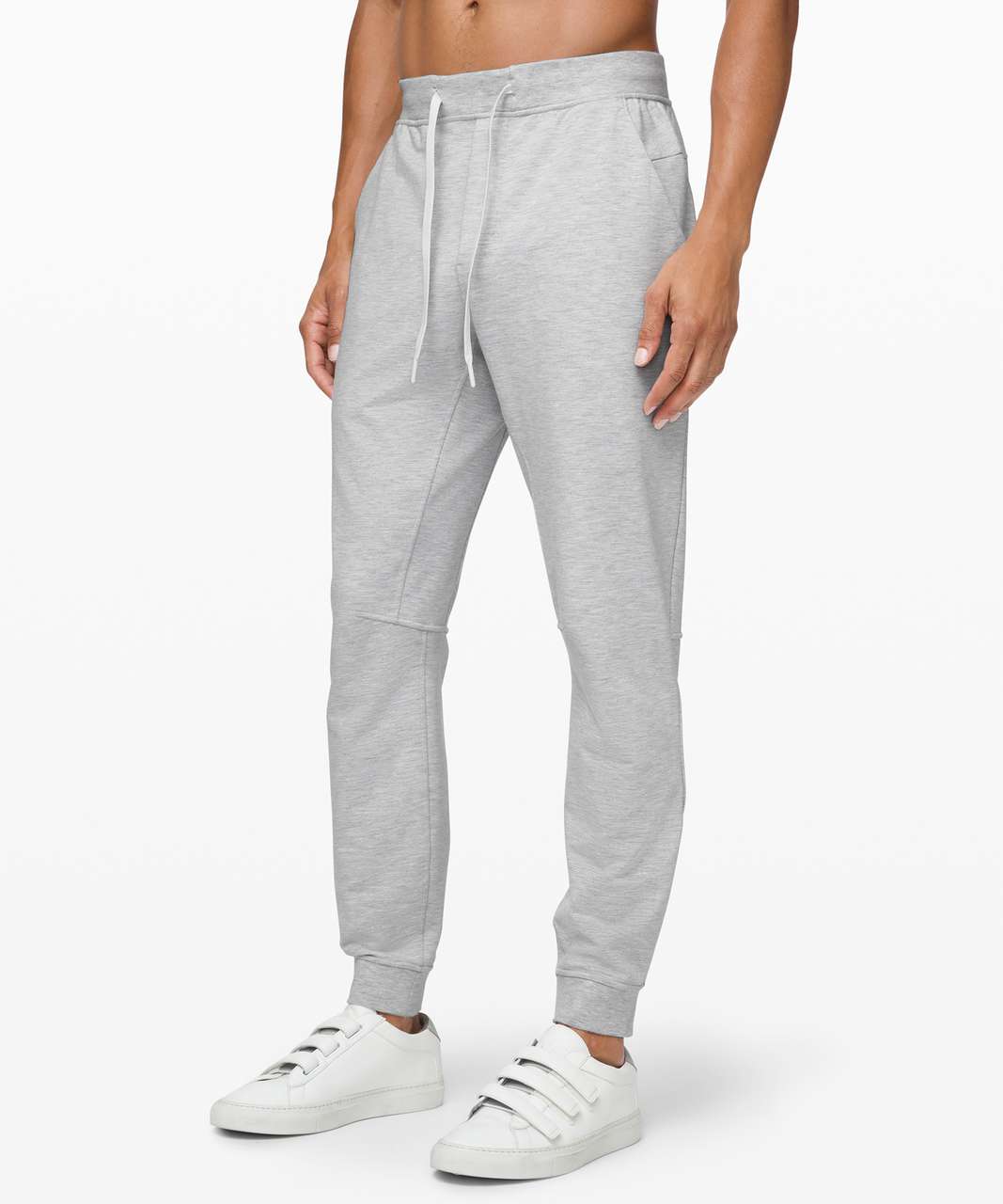 Lightweight Joggers - Grey Herringbone