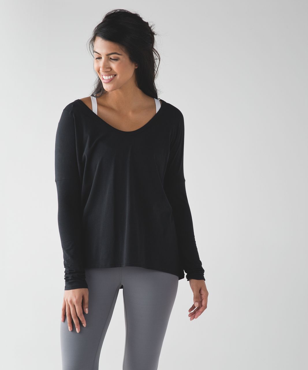 Lululemon Flip Your Dog Long Sleeve II - Black