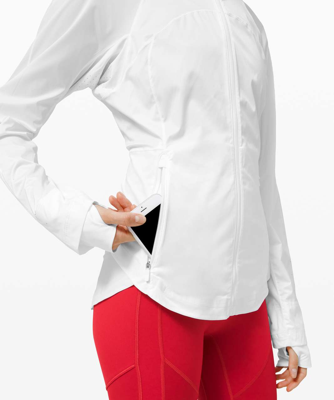 Lululemon Goal Smasher Jacket - White (First Release) - lulu fanatics