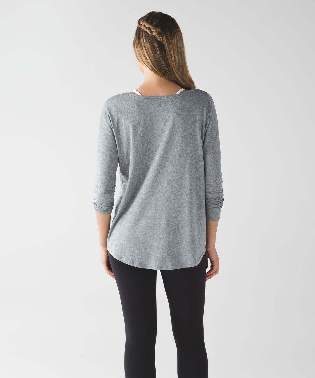 Lululemon Flip Your Dog Long Sleeve II - Heathered Medium Grey